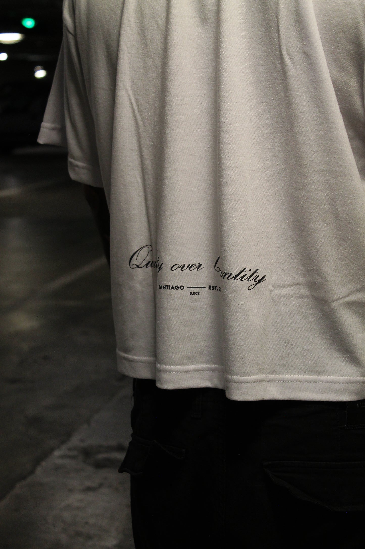 "Chaos" Boxy Tee WHITE