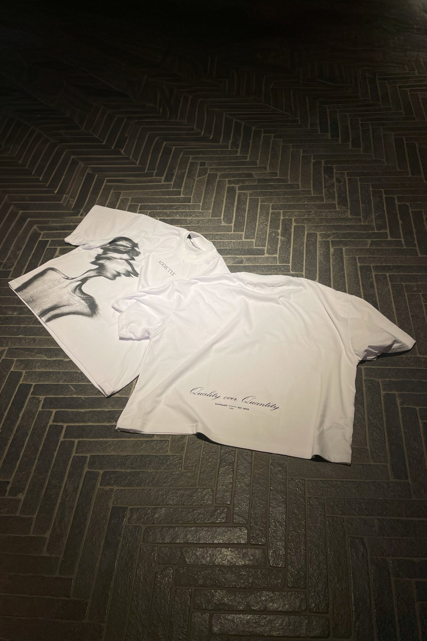 "Chaos" Boxy Tee WHITE