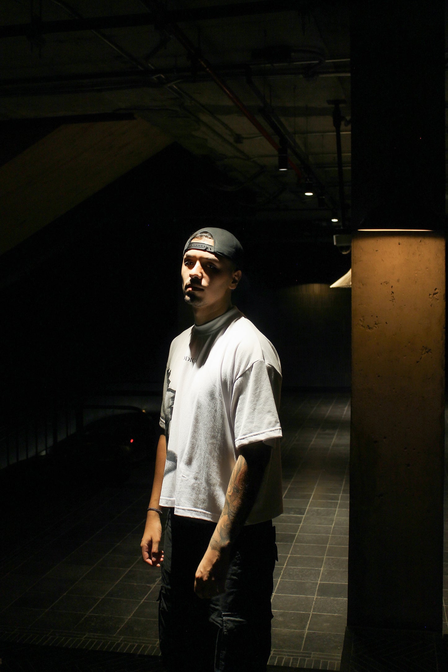 "Chaos" Boxy Tee WHITE