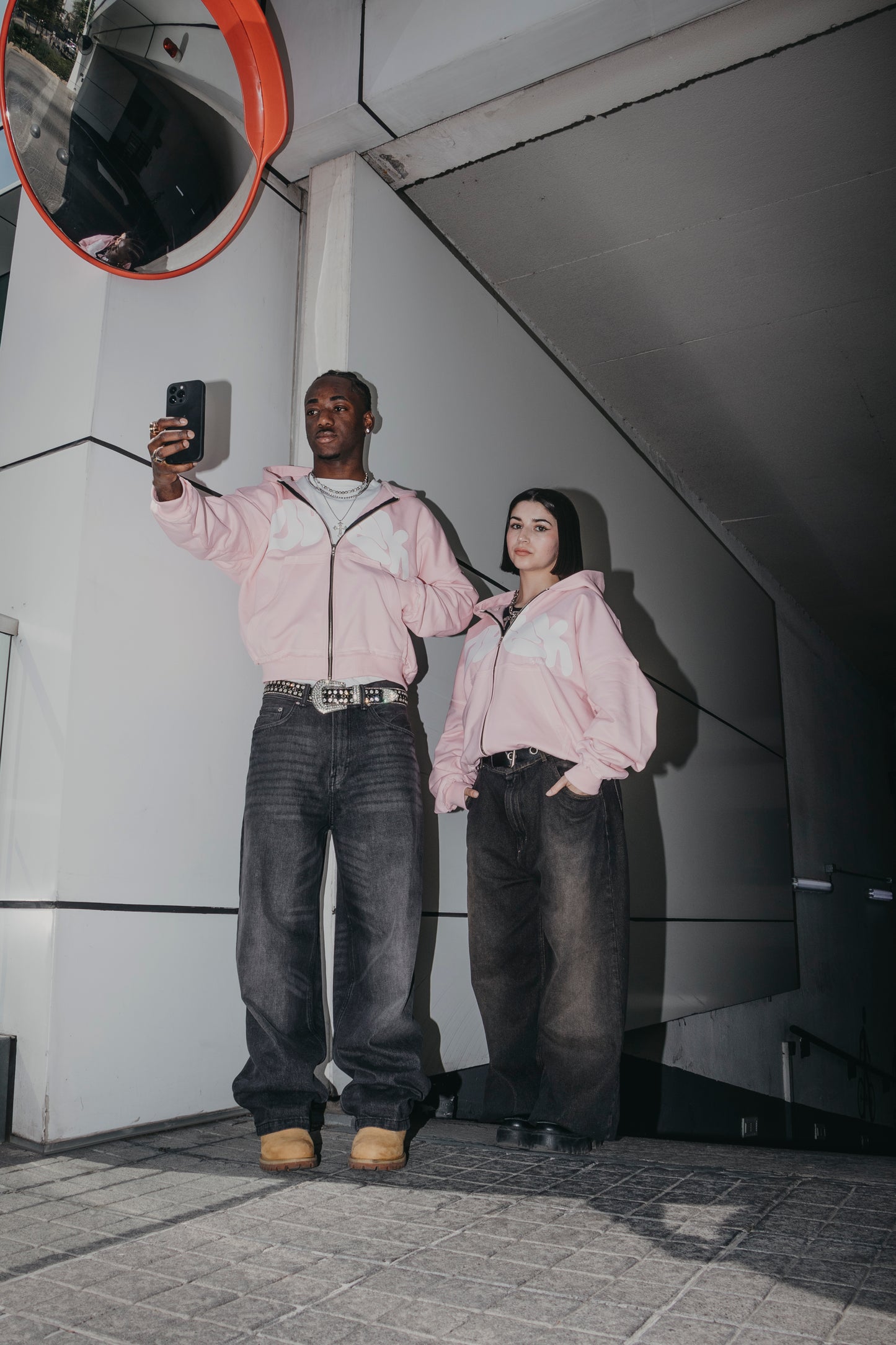 BUBBLEGUM PINK ZipUp Dusk Hoodie