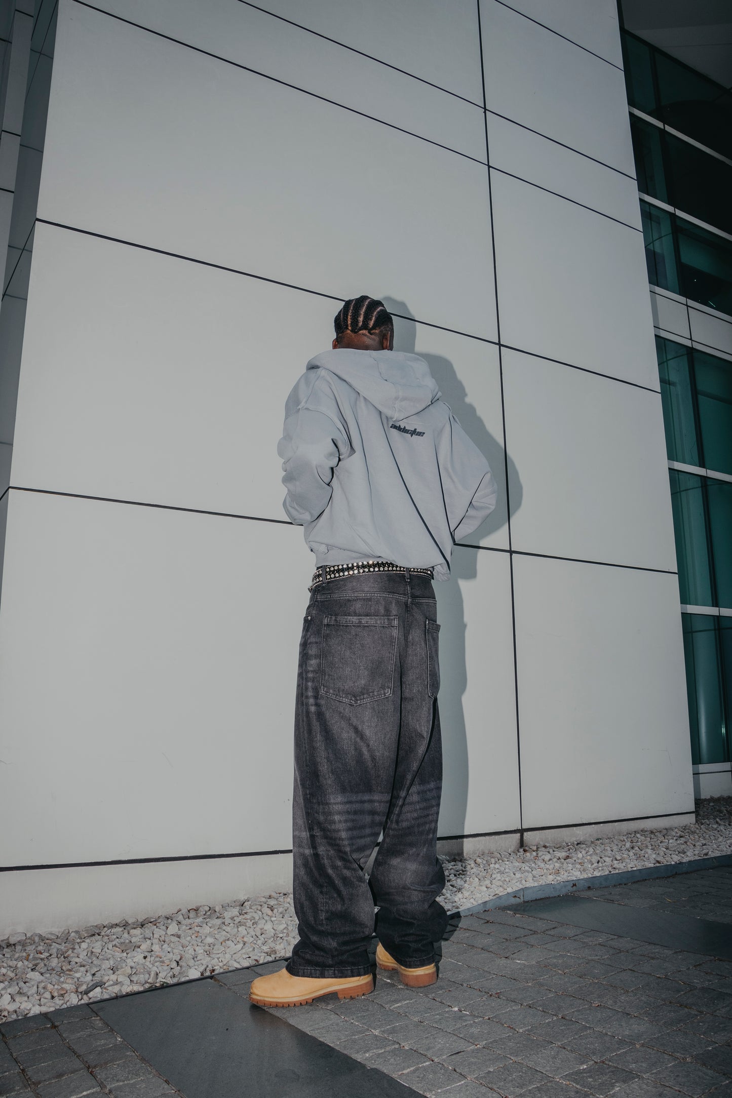 CHARCOAL GREY ZipUp Dusk Hoodie