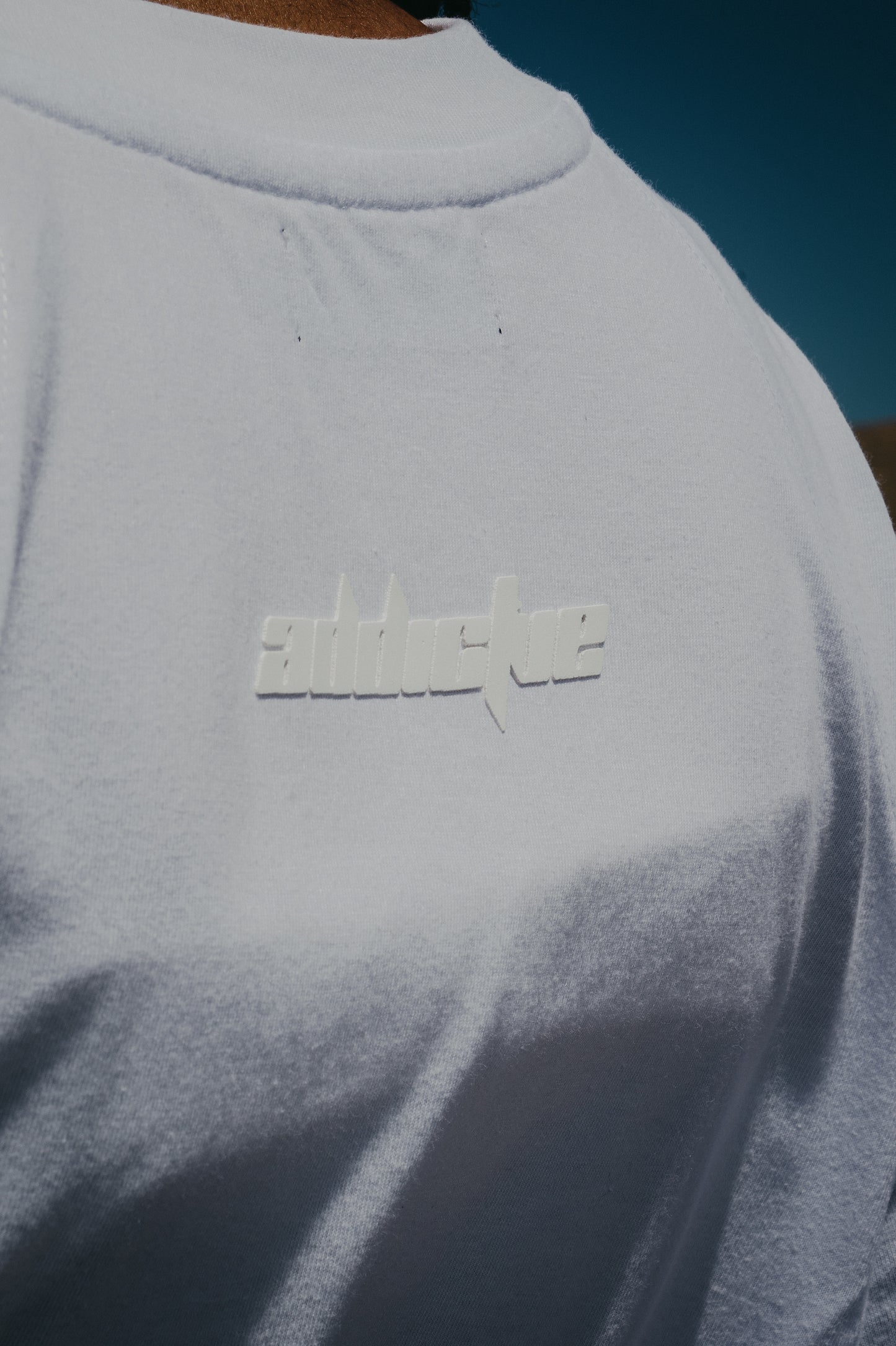 White Panels Boxy Tee