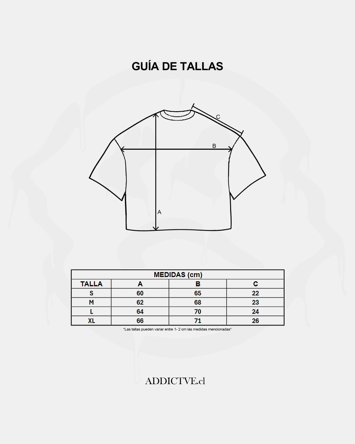 "Chaos" Boxy Tee WHITE