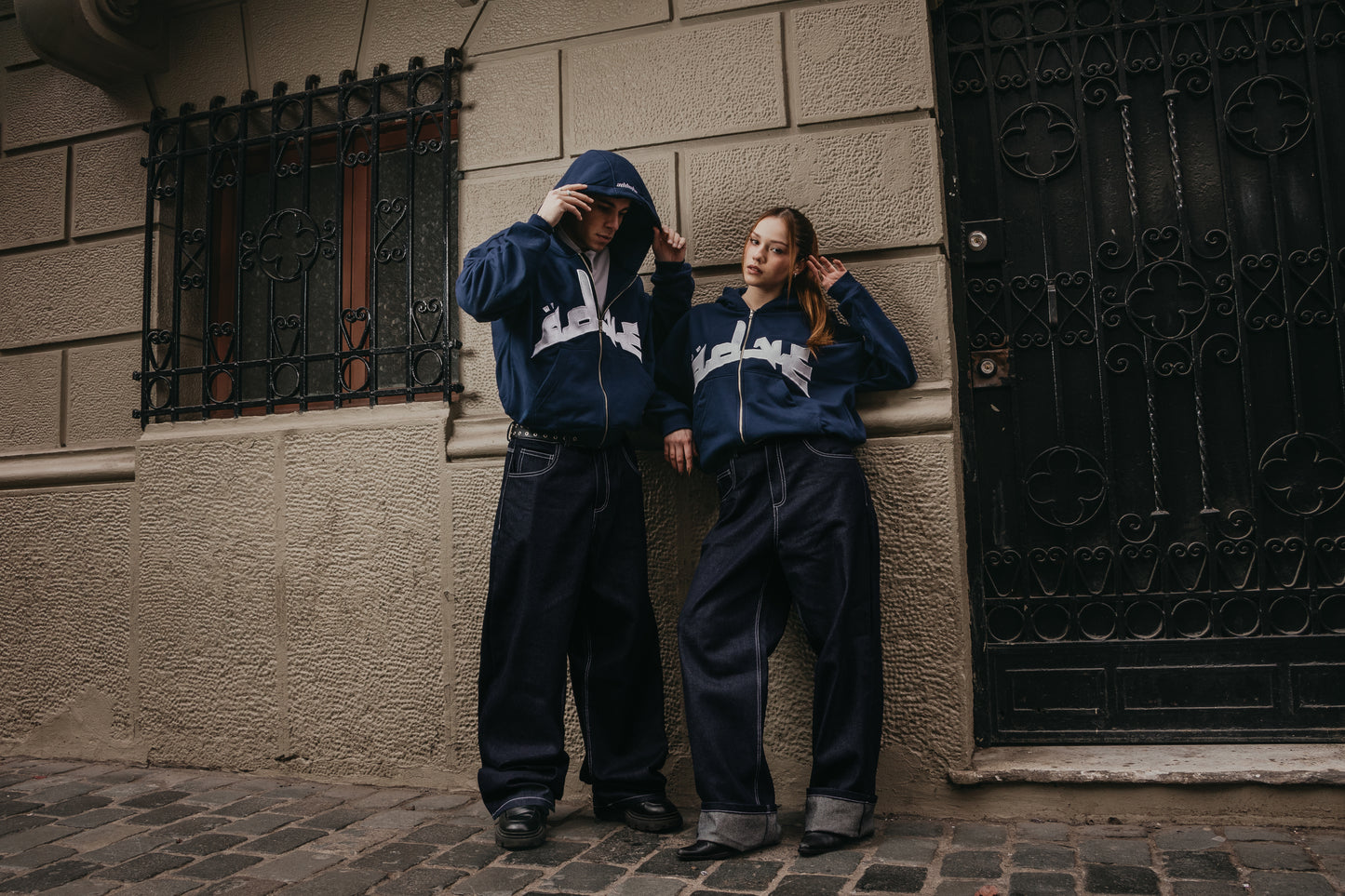Instinctive Raw Baggy Jeans