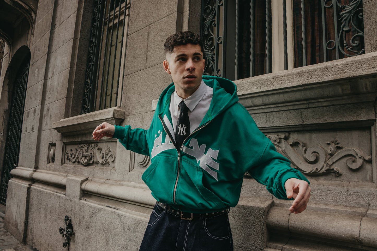 Instinctive Emerald ZipUp Hoodie