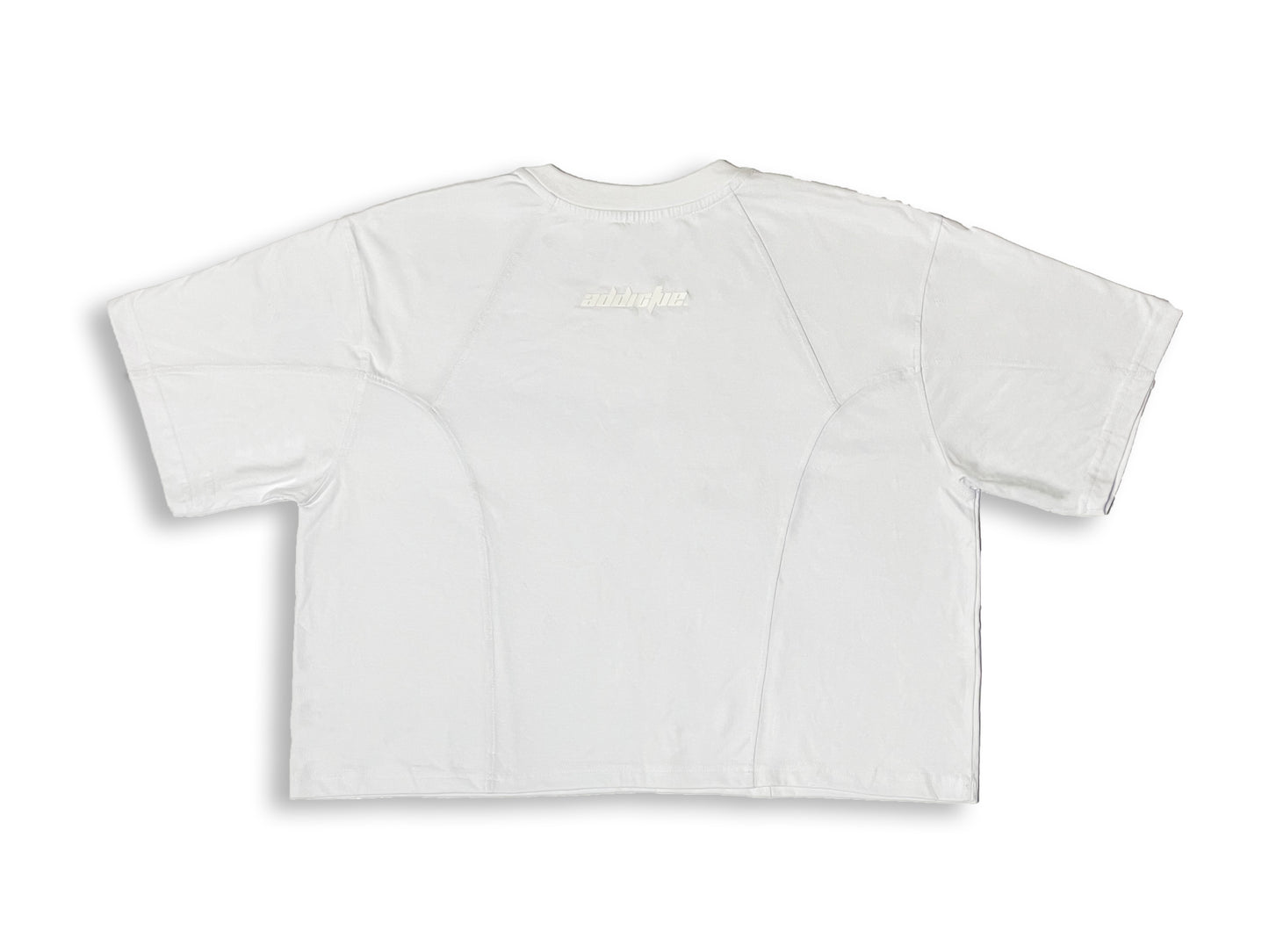 White Panels Boxy Tee