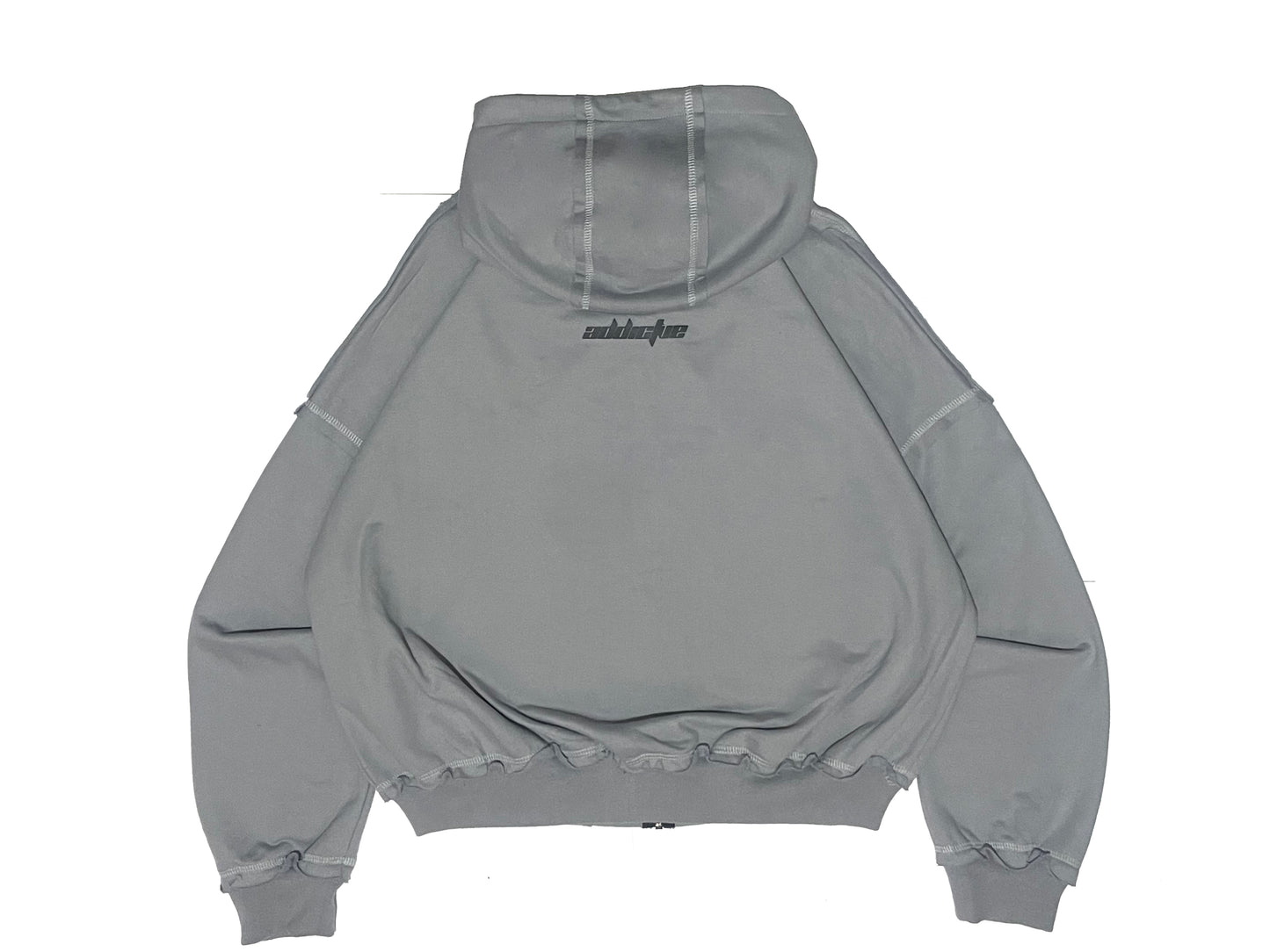 CHARCOAL GREY ZipUp Dusk Hoodie