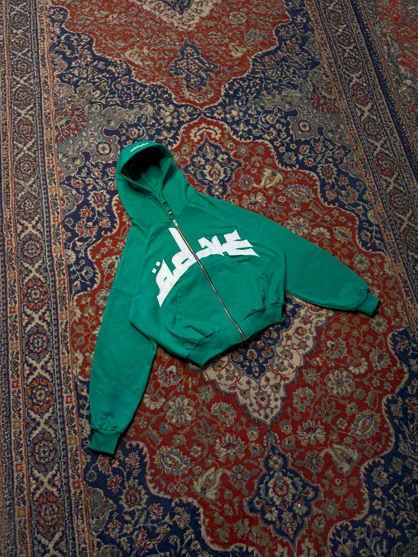 Instinctive Emerald ZipUp Hoodie
