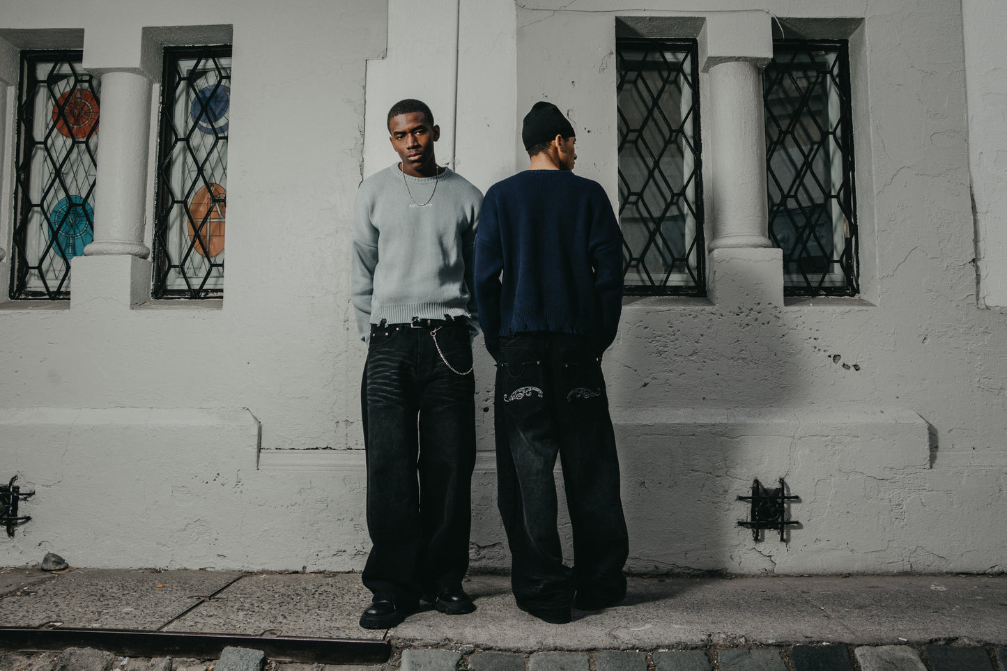 French Blue Frayed Heavyweight® Sweater
