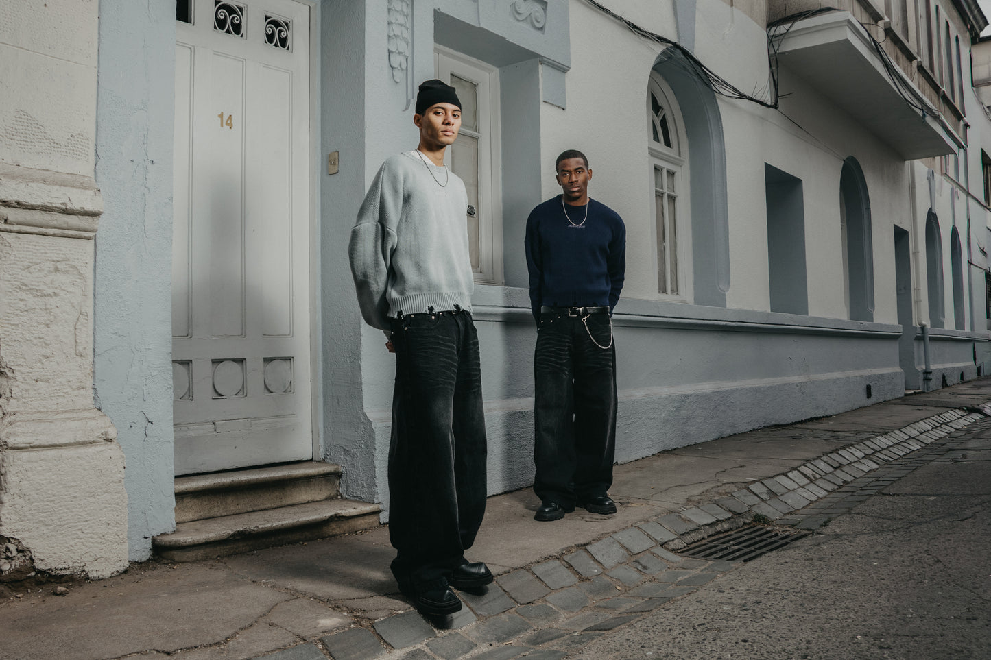 French Blue Frayed Heavyweight® Sweater