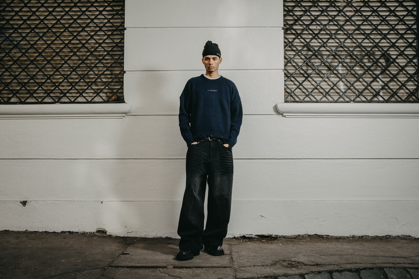 French Blue Frayed Heavyweight® Sweater