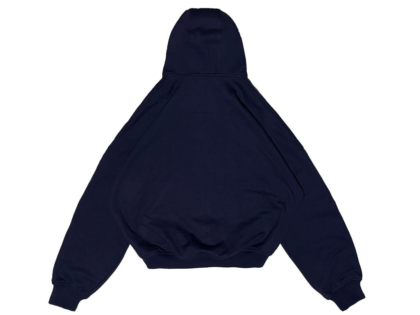 NAVY BLUE Double Zip Hoodie