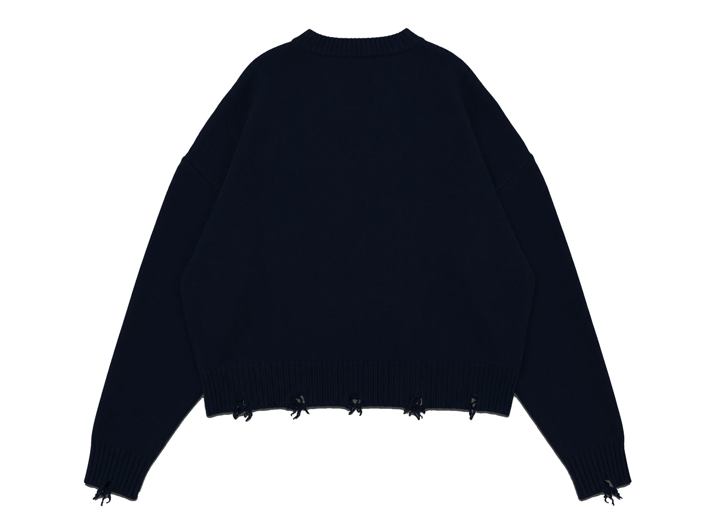 French Blue Frayed Heavyweight® Sweater