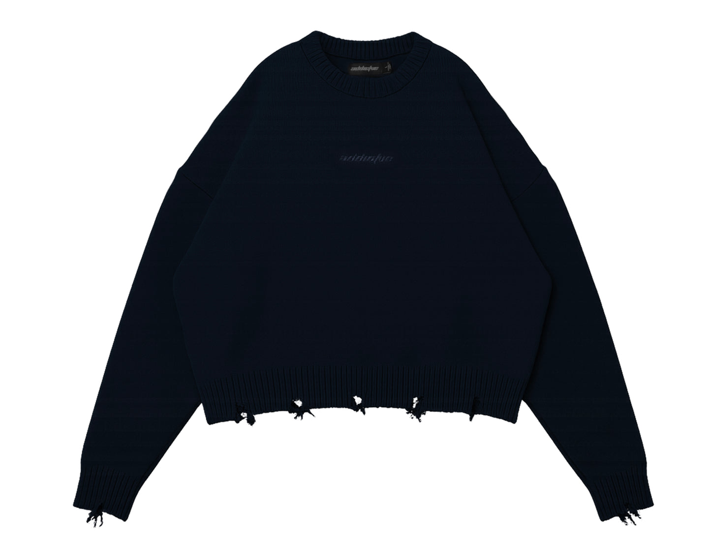 French Blue Frayed Heavyweight® Sweater