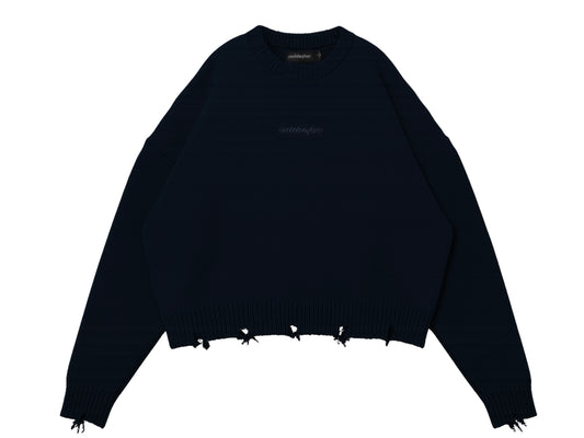 French Blue Frayed Heavyweight® Sweater