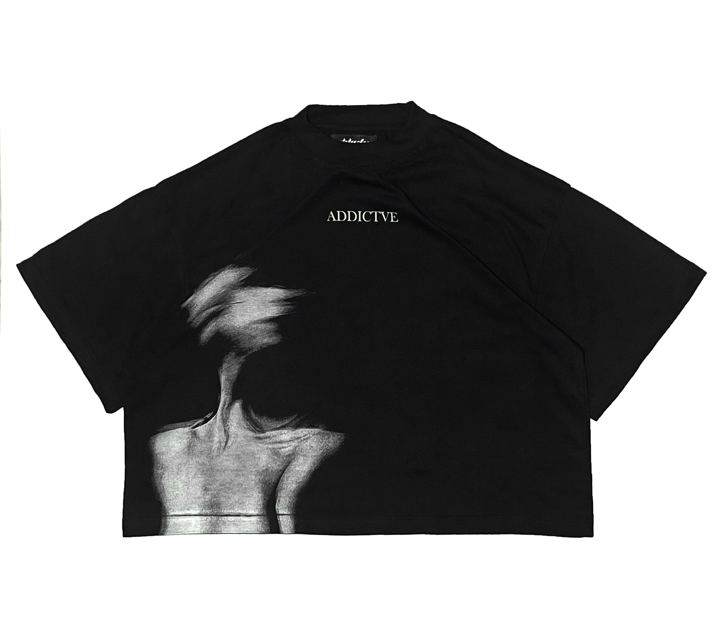 "Chaos" Boxy Tee BLACK