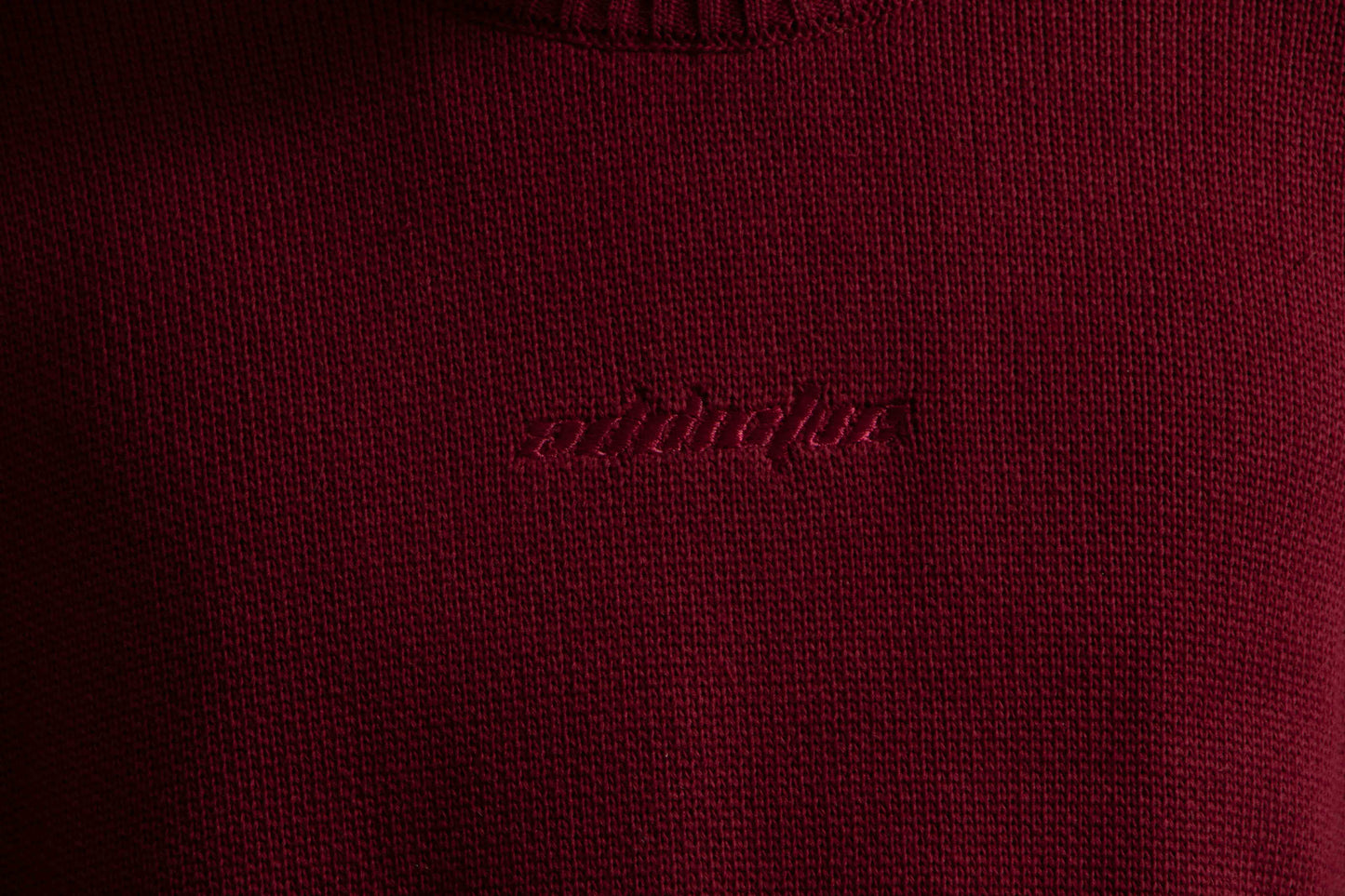 Burgundy Frayed Heavyweight® Sweater