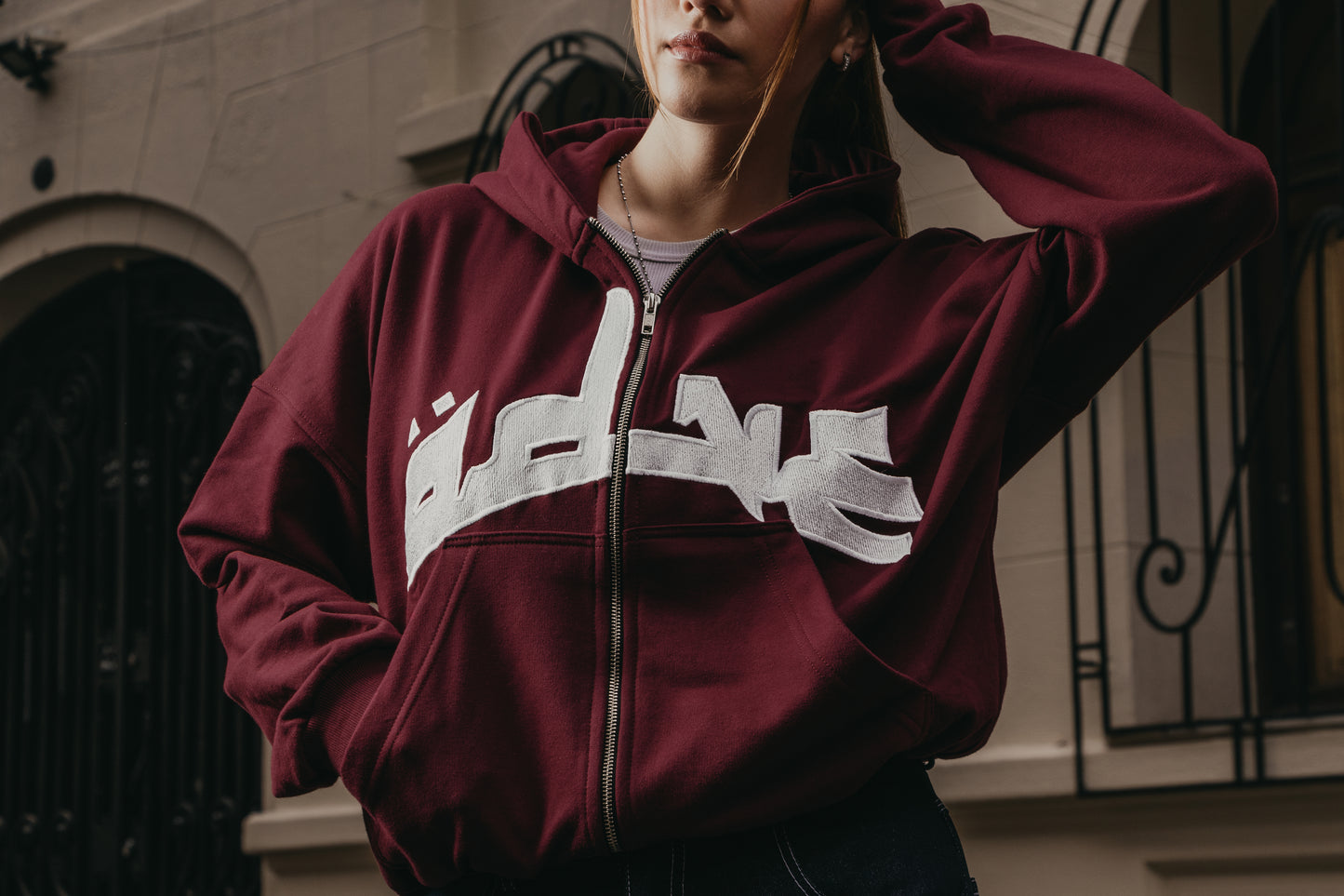Instinctive Cherry ZipUp Hoodie