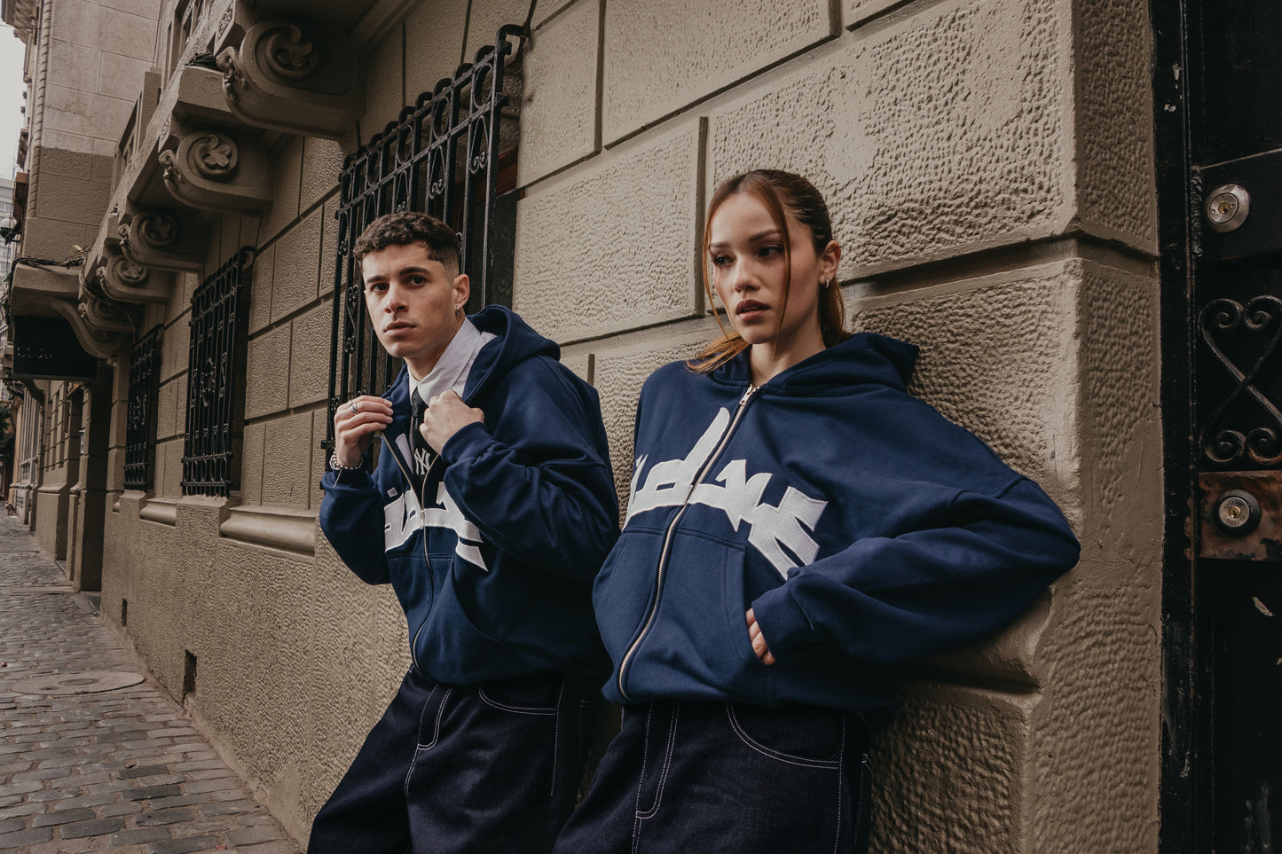 Instinctive French Blue ZipUp Hoodie