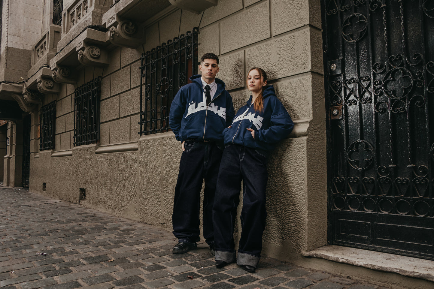 Instinctive French Blue ZipUp Hoodie