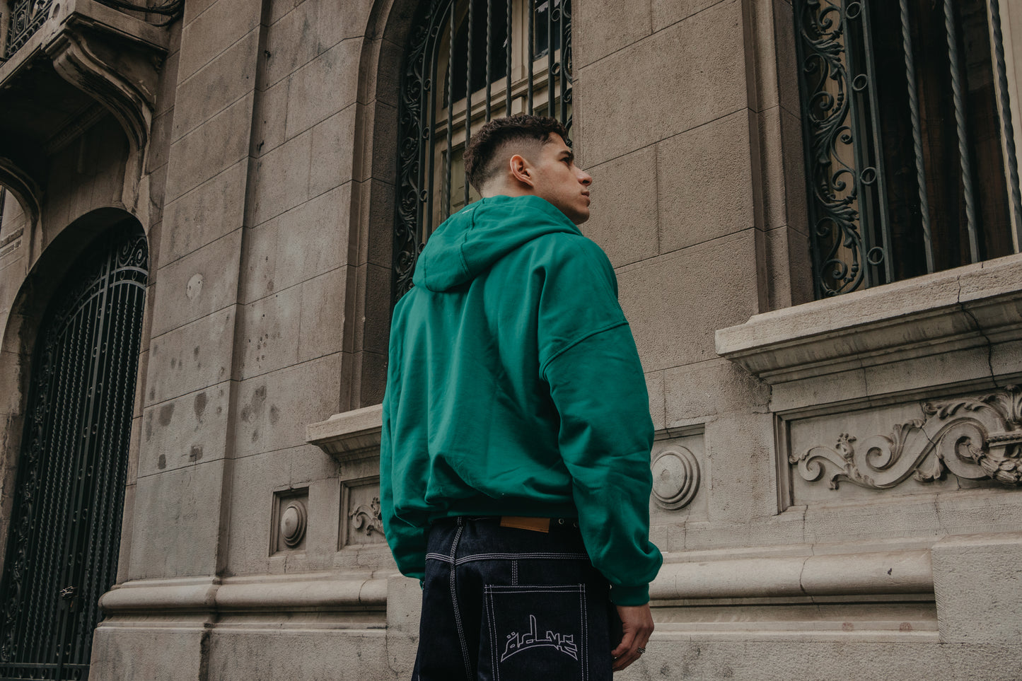 Instinctive Emerald ZipUp Hoodie