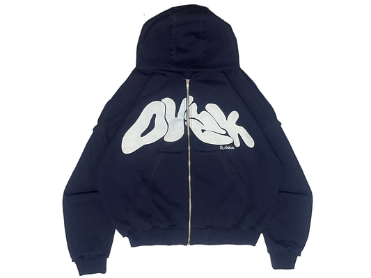 NAVY BLUE ZipUp Dusk Hoodie