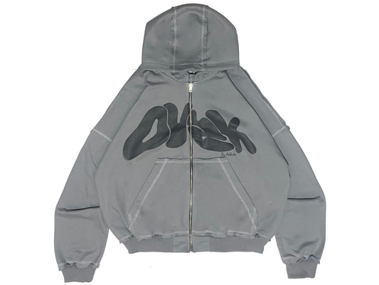 CHARCOAL GREY ZipUp Dusk Hoodie